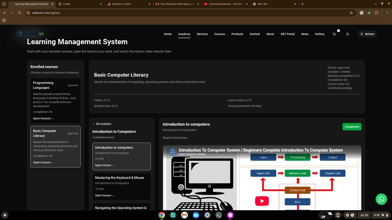 NelsonictNG — Intelligent School Learning Management System – screenshot 7