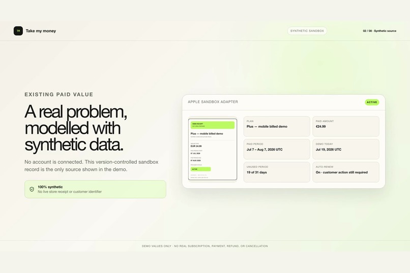 Take my money – screenshot 1