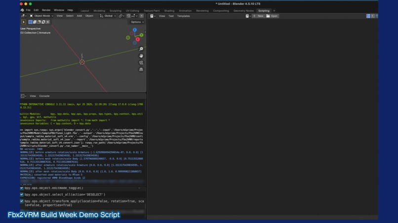 Fbx2VRM – screenshot 3