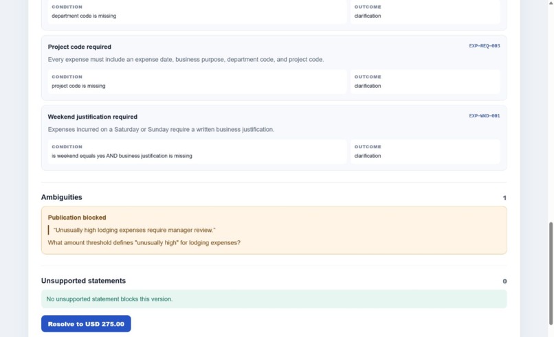 GovernDiff – screenshot 2