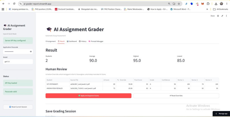 AI-Assignment-Grader – screenshot 7