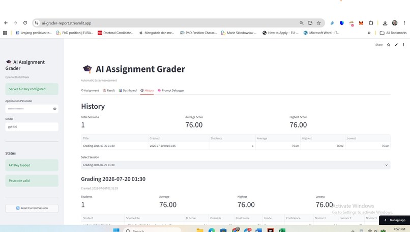 AI-Assignment-Grader – screenshot 9