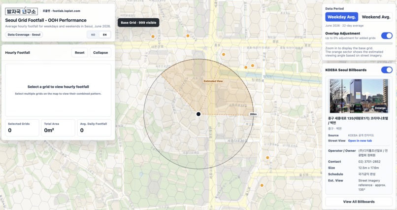 Loplat DOOH Audience Intelligence – screenshot 1