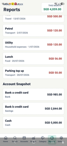 Money tracking app – screenshot 10