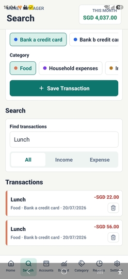 Money tracking app – screenshot 11