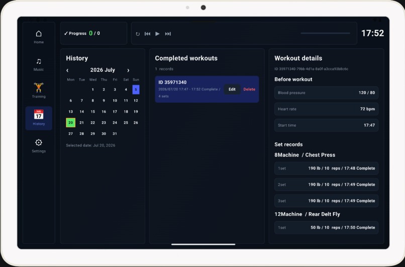 GymPlayer – screenshot 4