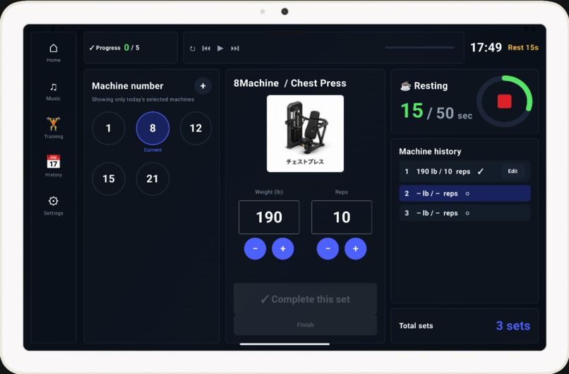 GymPlayer – screenshot 5