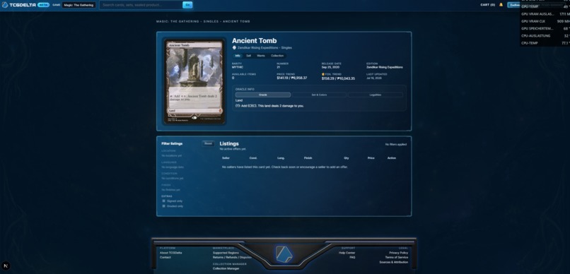 TCGDelta – screenshot 5