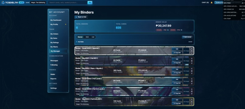 TCGDelta – screenshot 8