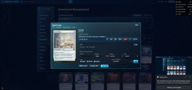 TCGDelta – screenshot 9