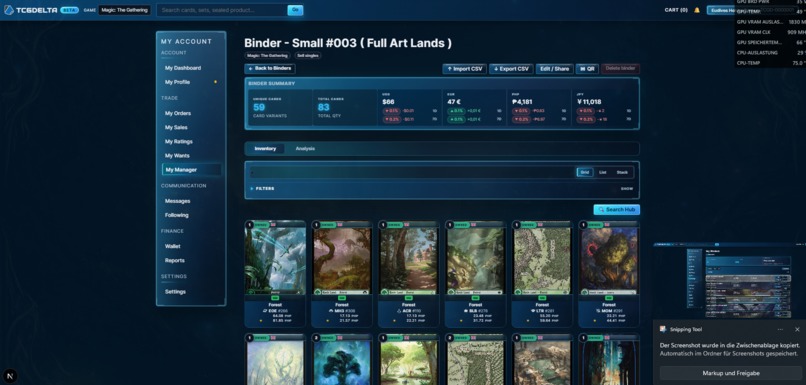 TCGDelta – screenshot 14