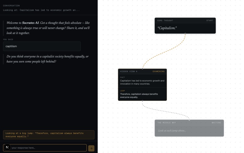 socratic method AI – screenshot 1