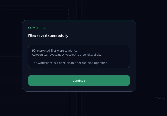 Encryption – screenshot 1