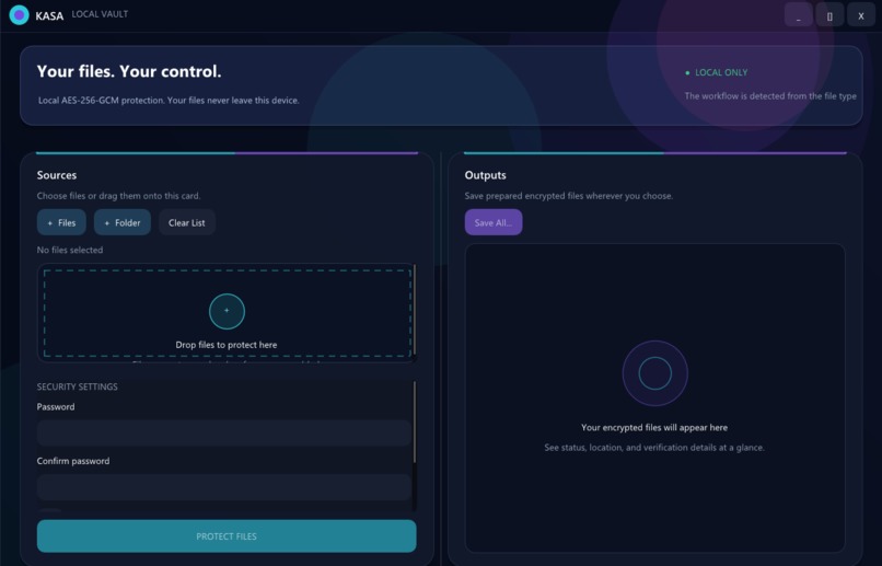 Encryption – screenshot 2