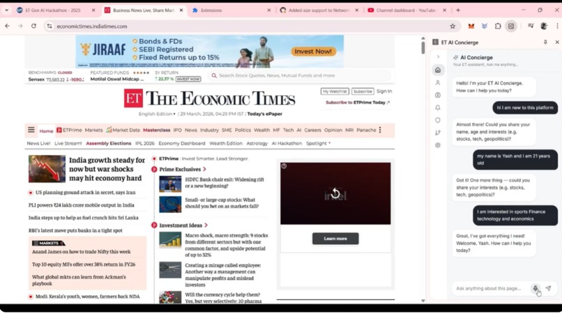 AI Concierge: The Transparent Multi-Agent Browser Companion – screenshot 7