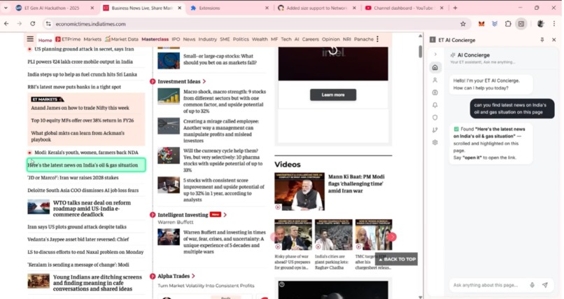 AI Concierge: The Transparent Multi-Agent Browser Companion – screenshot 8