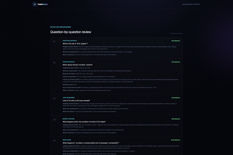 CodeSense – screenshot 3