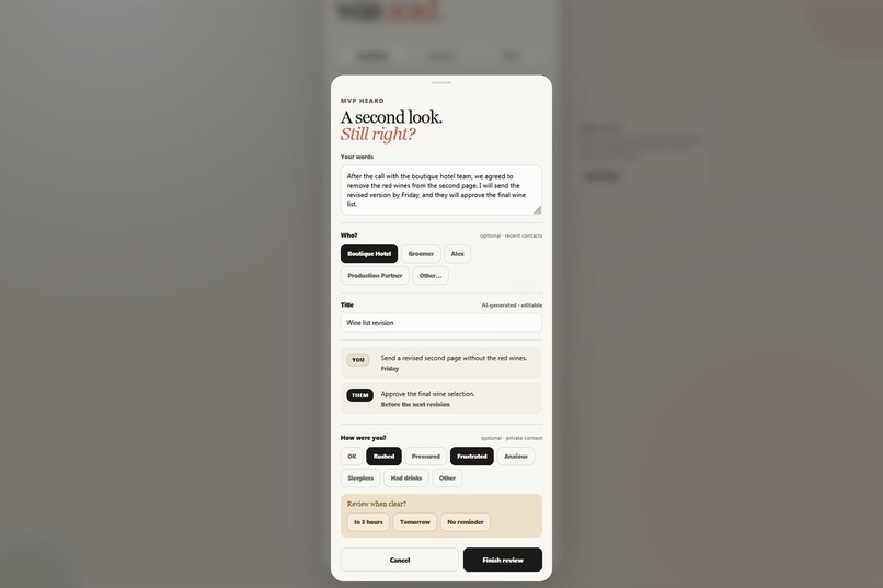 MVP — My Verbal Promises – screenshot 3