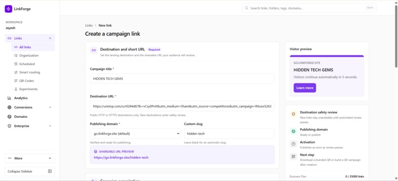 LinkForge – screenshot 5