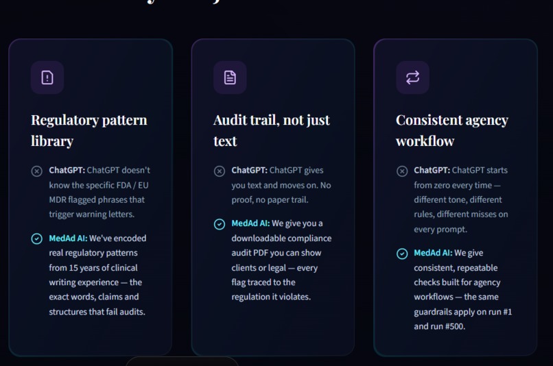 MedAd Compliance AI – screenshot 2