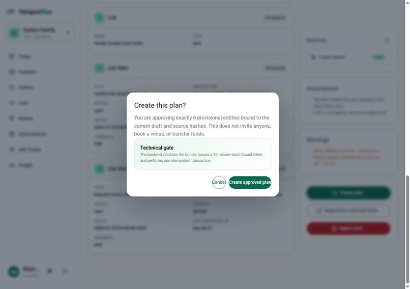 temposflow – screenshot 2