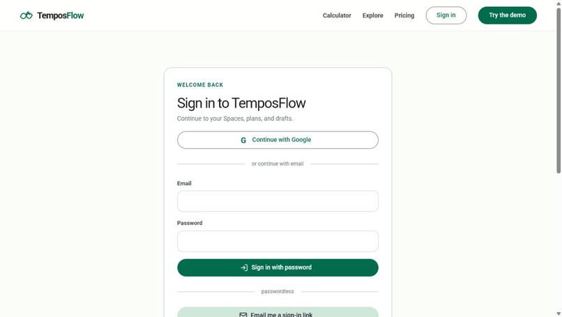 temposflow – screenshot 3