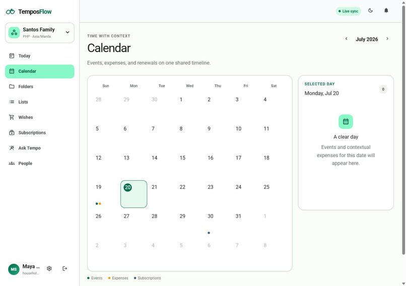 temposflow – screenshot 5