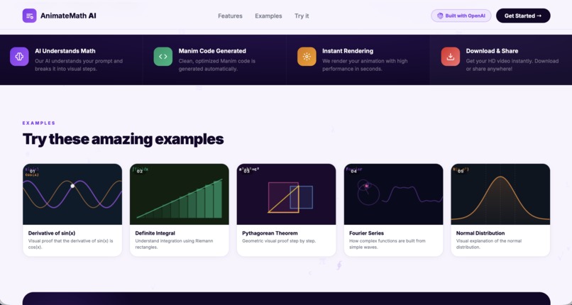AnimateMath AI – screenshot 1