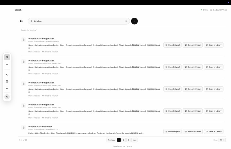 Cortex – screenshot 3