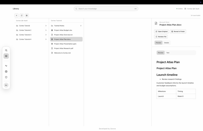 Cortex – screenshot 4