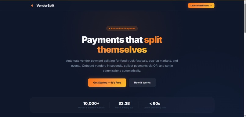 VendorSplit – screenshot 1