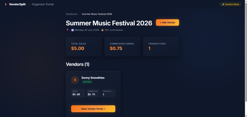 VendorSplit – screenshot 3