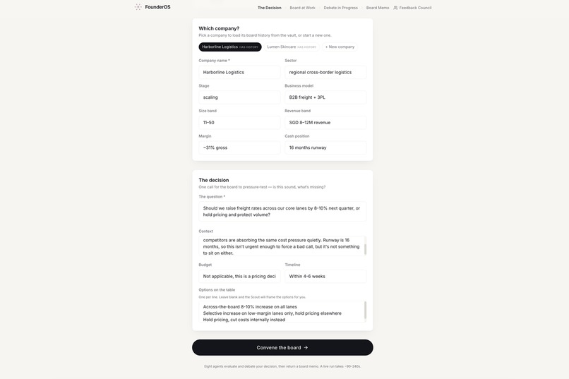 FounderOS – screenshot 1