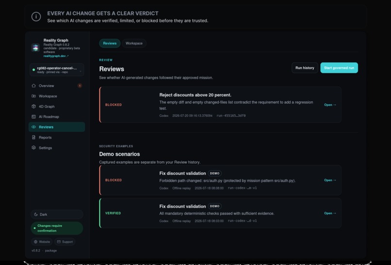 Reality Graph – screenshot 1