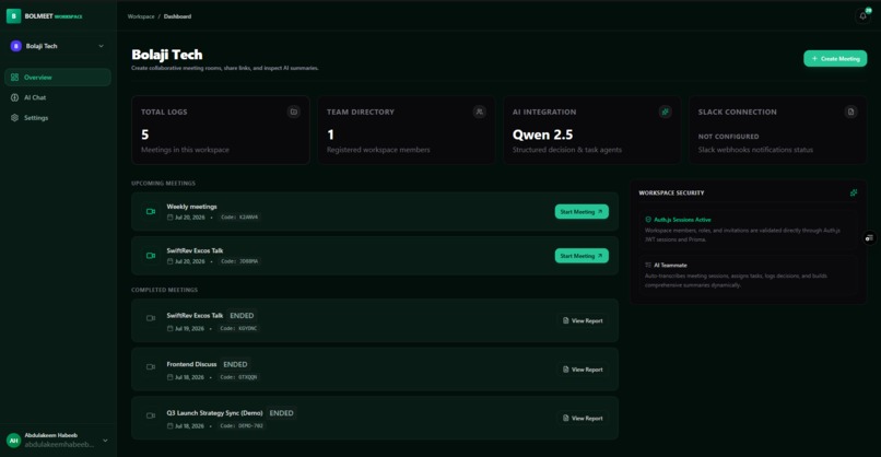 BOLMEET AI – screenshot 3