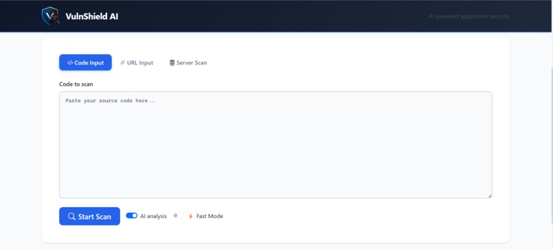 VulnShield AI – screenshot 1