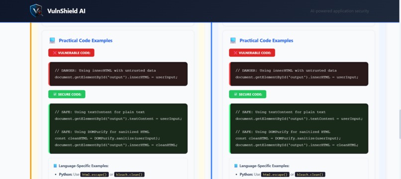 VulnShield AI – screenshot 3