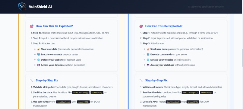 VulnShield AI – screenshot 5