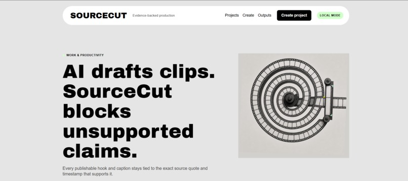SourceCut – screenshot 2