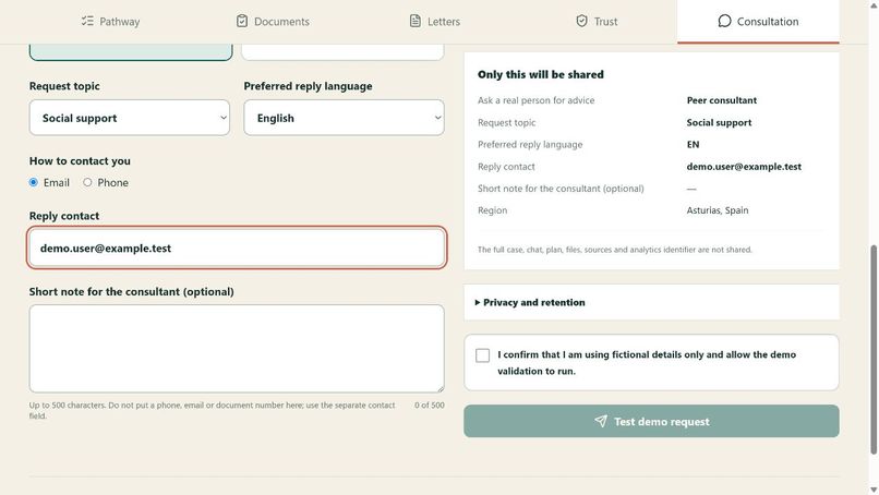 Personal AI Social Worker FORA – screenshot 4