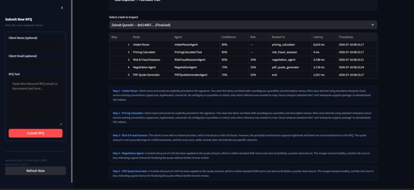 QuoteFlow AI  – screenshot 3