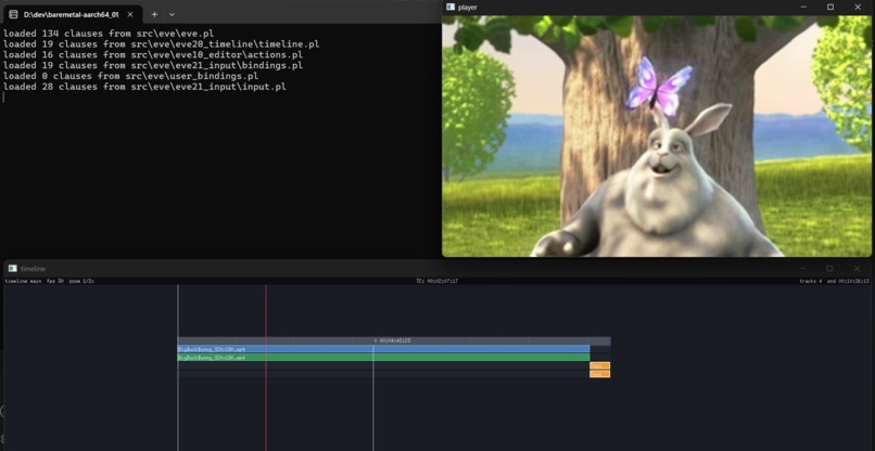 Eve — A Video Editor in Artemis – screenshot 1