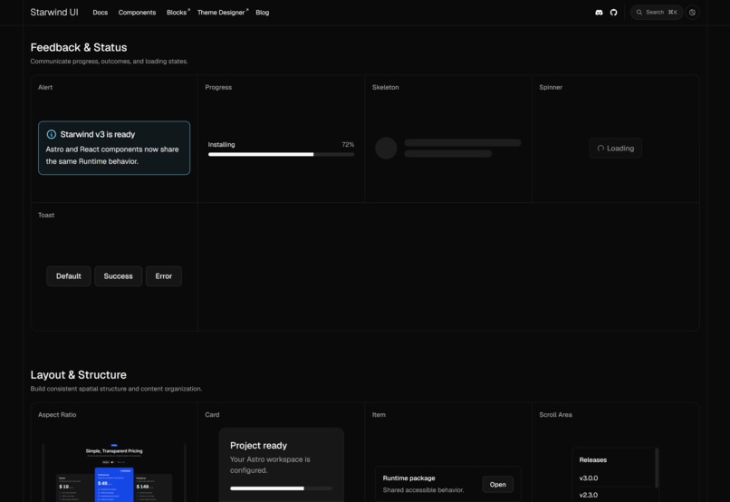 Starwind UI – screenshot 5