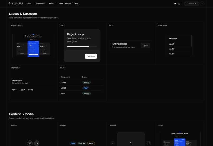 Starwind UI – screenshot 6