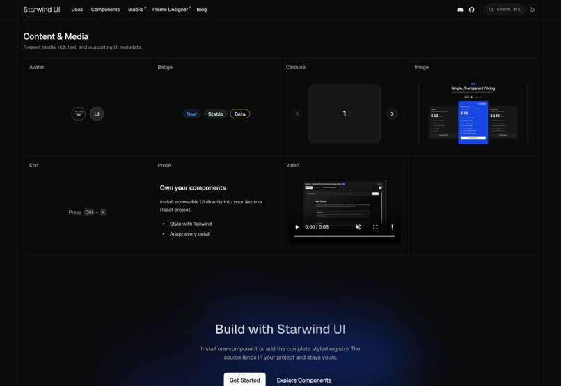 Starwind UI – screenshot 7