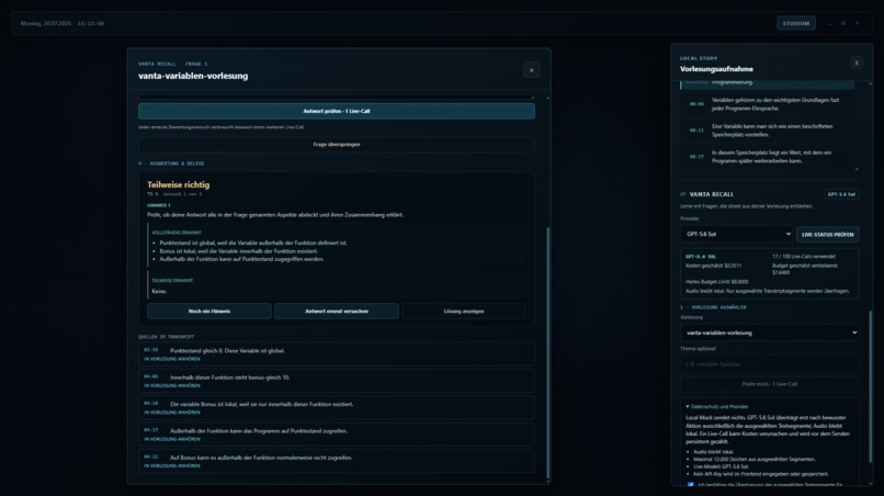 VANTA Study – screenshot 4