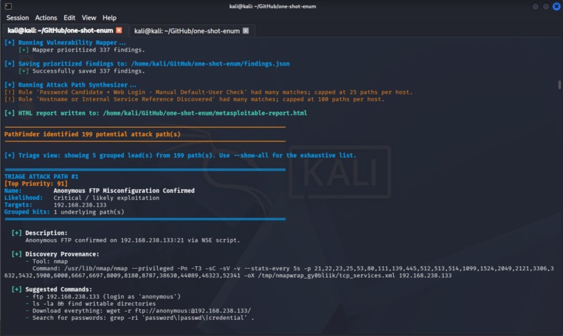 PathFinder & one-shot-enum – screenshot 3