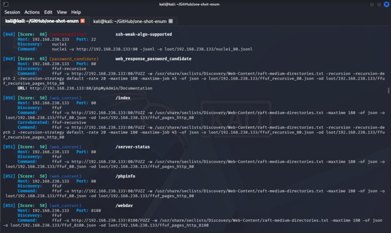 PathFinder & one-shot-enum – screenshot 4