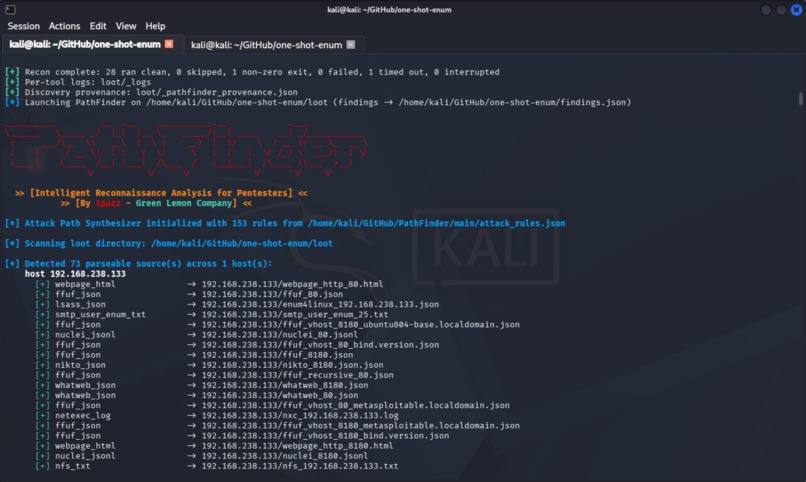 PathFinder & one-shot-enum – screenshot 10