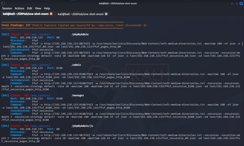 PathFinder & one-shot-enum – screenshot 6